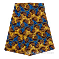 100% Polyester Wachs afrikanisch gedrucktes Goldstoff